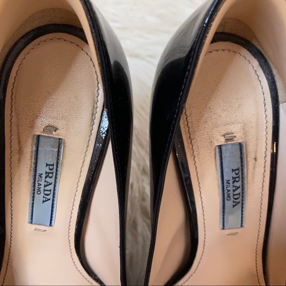PRADA black patent leather pumps - Picture 4 of 16